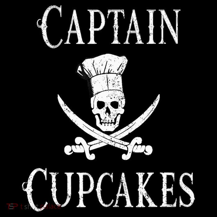 Captain Cupcakes Pirate Culinary Cupcake Lover Gift Baby Bodysuit