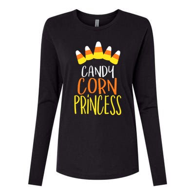 CANDY CORN PRINCESS Halloween Fun Womens Cotton Relaxed Long Sleeve T-Shirt