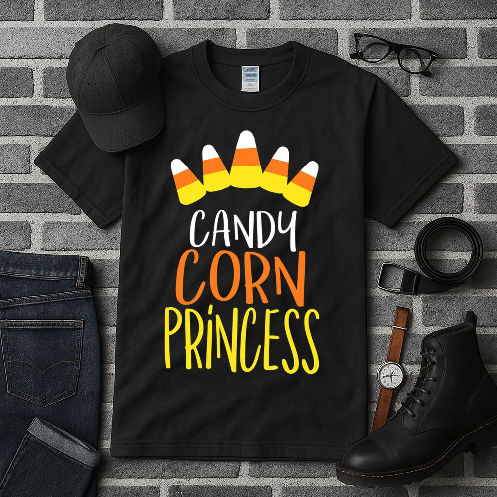 CANDY CORN PRINCESS Halloween Fun Tall T-Shirt