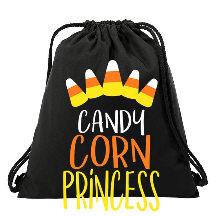 CANDY CORN PRINCESS Halloween Fun Drawstring Bag