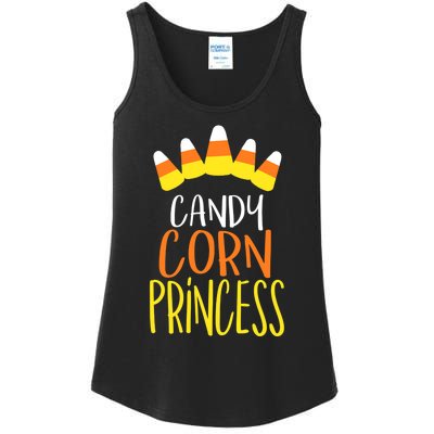 CANDY CORN PRINCESS Halloween Fun Ladies Essential Tank