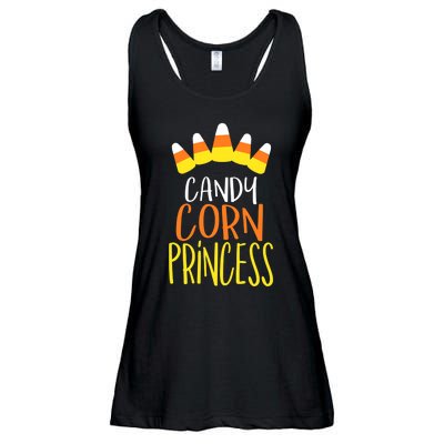 CANDY CORN PRINCESS Halloween Fun Ladies Essential Flowy Tank