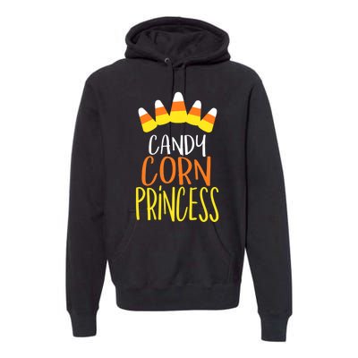 CANDY CORN PRINCESS Halloween Fun Premium Hoodie