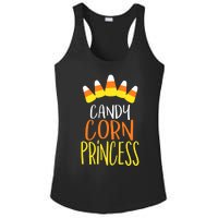 CANDY CORN PRINCESS Halloween Fun Ladies PosiCharge Competitor Racerback Tank