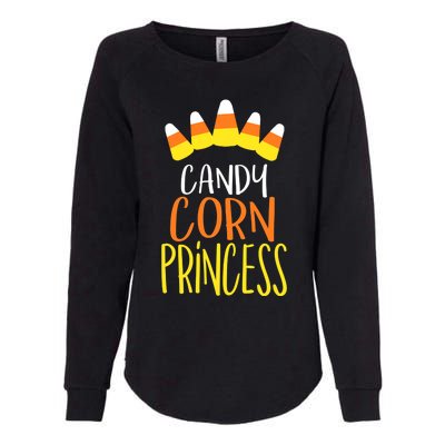 CANDY CORN PRINCESS Halloween Fun Womens California Wash Sweatshirt