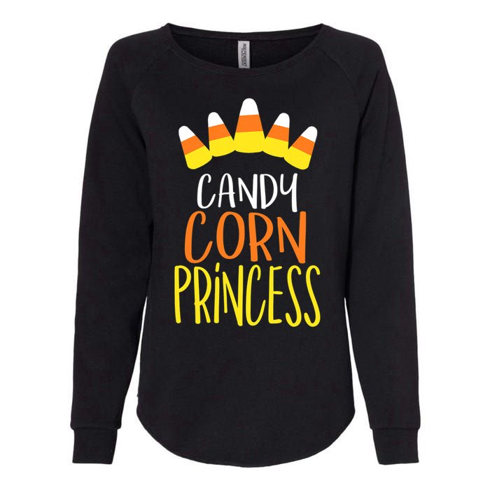 CANDY CORN PRINCESS Halloween Fun Womens California Wash Sweatshirt