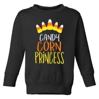 CANDY CORN PRINCESS Halloween Fun Toddler Sweatshirt