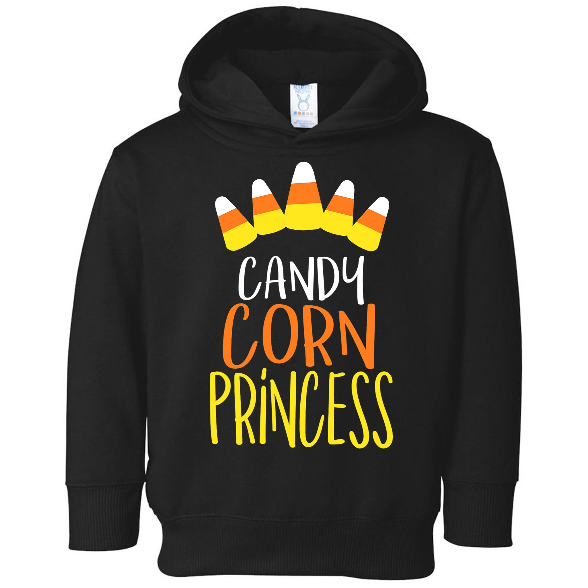 CANDY CORN PRINCESS Halloween Fun Toddler Hoodie