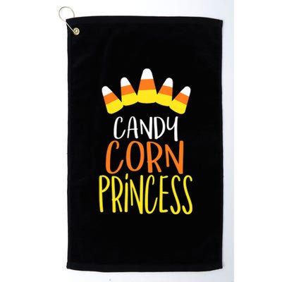 CANDY CORN PRINCESS Halloween Fun Platinum Collection Golf Towel