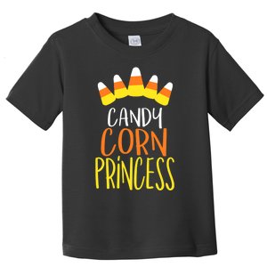 CANDY CORN PRINCESS Halloween Fun Toddler T-Shirt