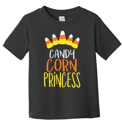 CANDY CORN PRINCESS Halloween Fun Toddler T-Shirt