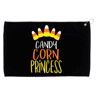 CANDY CORN PRINCESS Halloween Fun Grommeted Golf Towel