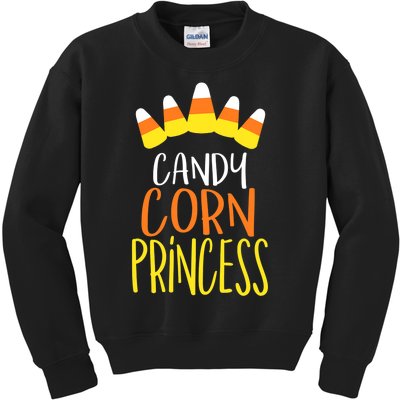 CANDY CORN PRINCESS Halloween Fun Kids Sweatshirt