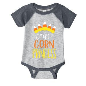 CANDY CORN PRINCESS Halloween Fun Infant Baby Jersey Bodysuit