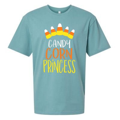 CANDY CORN PRINCESS Halloween Fun Sueded Cloud Jersey T-Shirt