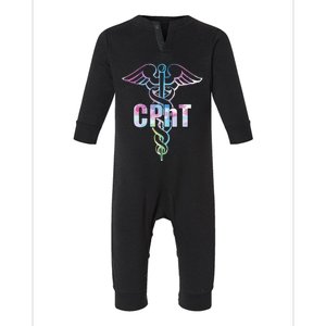 CPhT Certified Pharmacy Technician Caduceus Design Gift Infant Fleece One Piece