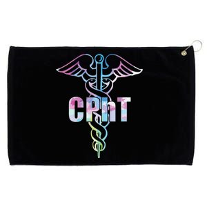 CPhT Certified Pharmacy Technician Caduceus Design Gift Grommeted Golf Towel