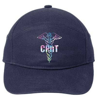 CPhT Certified Pharmacy Technician Caduceus Design Gift 7-Panel Snapback Hat