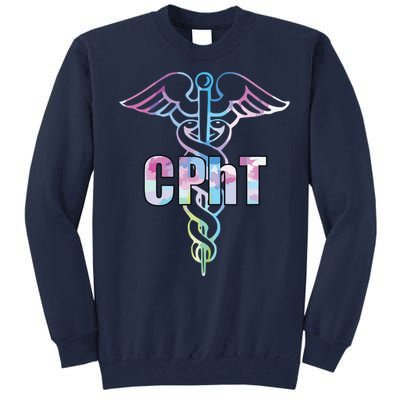 CPhT Certified Pharmacy Technician Caduceus Design Gift Tall Sweatshirt