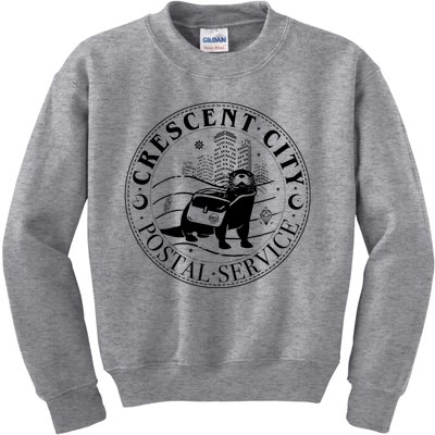 Crescent City Postal Service Messenger Otter Crescent City Kids Sweatshirt