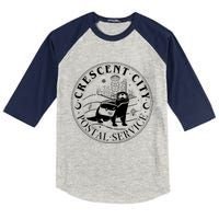 Crescent City Postal Service Messenger Otter Crescent City Kids Colorblock Raglan Jersey