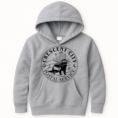 Crescent City Postal Service Messenger Otter Crescent City Kids Hoodie