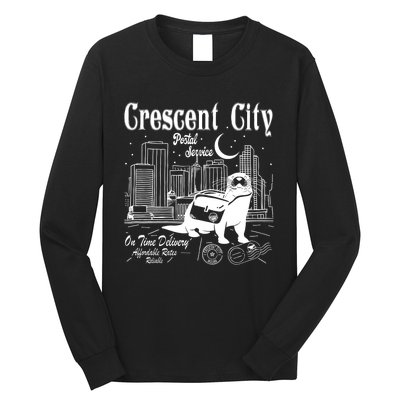 Crescent City Postal Service Messenger Otter Crescent City Long Sleeve Shirt