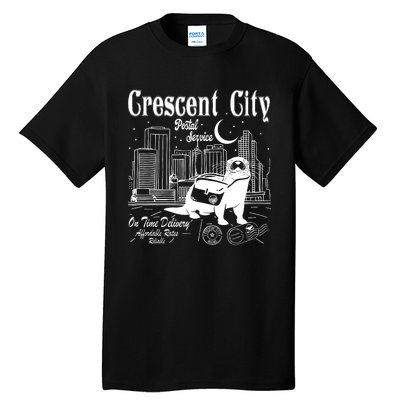 Crescent City Postal Service Messenger Otter Crescent City Tall T-Shirt