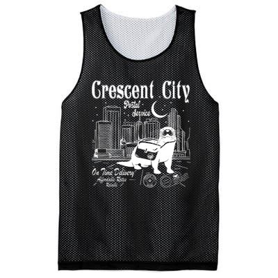 Crescent City Postal Service Messenger Otter Crescent City Mesh Reversible Basketball Jersey Tank