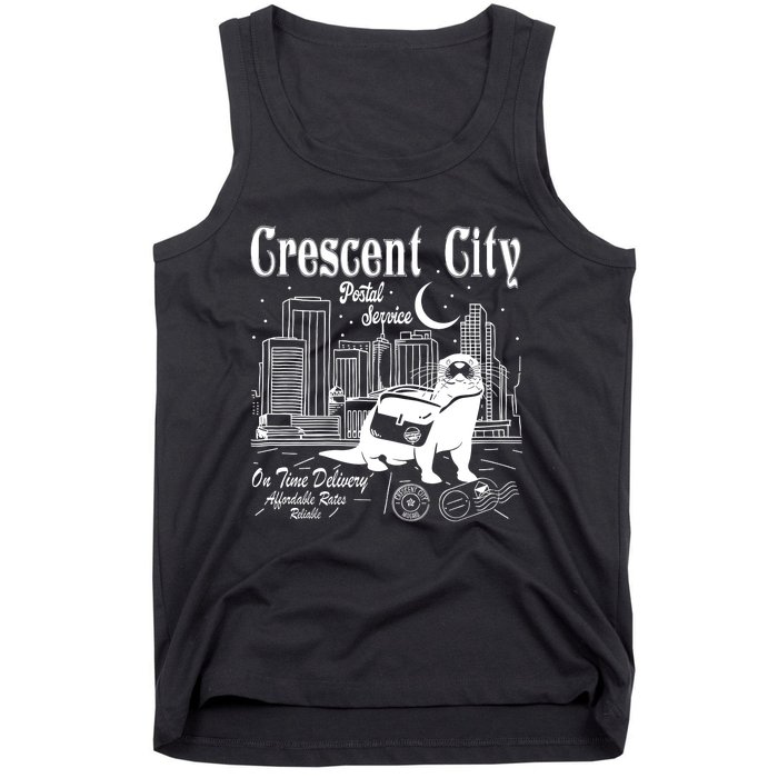 Crescent City Postal Service Messenger Otter Crescent City Tank Top