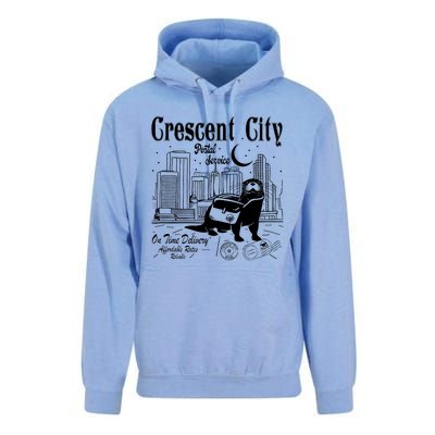 Crescent City Postal Service Messenger Otter Crescent City Unisex Surf Hoodie