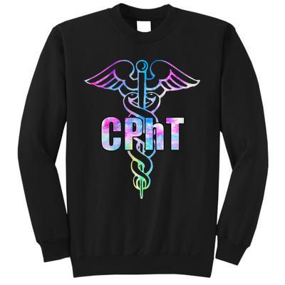 CPhT Certified Pharmacy Technician Caduceus Design Gift Sweatshirt