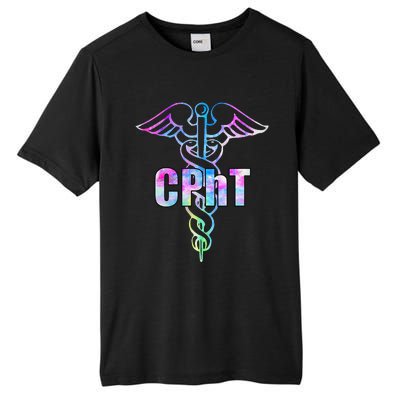 CPhT Certified Pharmacy Technician Caduceus Design Gift Tall Fusion ChromaSoft Performance T-Shirt