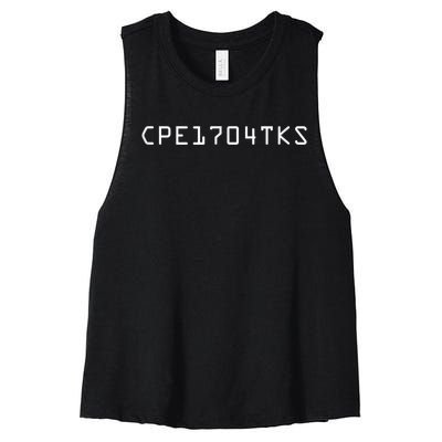 CPE1704TKS Women's Racerback Cropped Tank