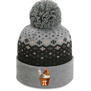 Cute Chicken Pot Pie Funny Math Pun Pie Symbol Math Funny Gift The Baniff Cuffed Pom Beanie