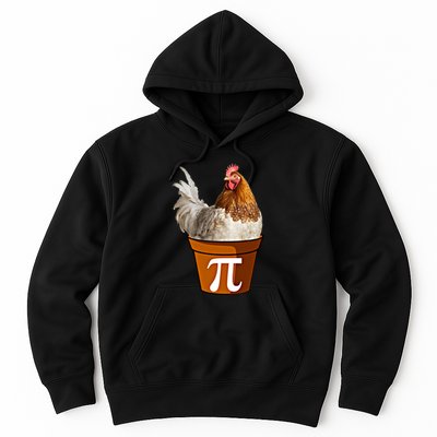 Cute Chicken Pot Pie Funny Math Pun Pie Symbol Math Funny Gift Hoodie