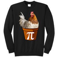 Cute Chicken Pot Pie Funny Math Pun Pie Symbol Math Funny Gift Sweatshirt