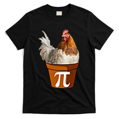 Cute Chicken Pot Pie Funny Math Pun Pie Symbol Math Funny Gift T-Shirt