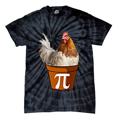 Cute Chicken Pot Pie Funny Math Pun Pie Symbol Math Funny Gift Tie-Dye T-Shirt