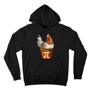 Cute Chicken Pot Pie Funny Math Pun Pie Symbol Math Funny Gift Tall Hoodie