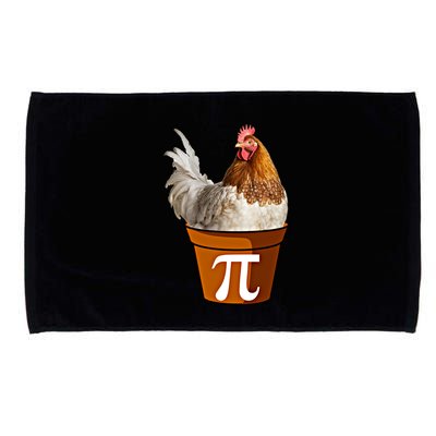 Cute Chicken Pot Pie Funny Math Pun Pie Symbol Math Funny Gift Microfiber Hand Towel