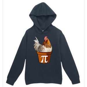 Cute Chicken Pot Pie Funny Math Pun Pie Symbol Math Funny Gift Urban Pullover Hoodie