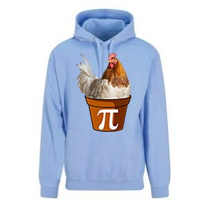 Cute Chicken Pot Pie Funny Math Pun Pie Symbol Math Funny Gift Unisex Surf Hoodie