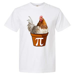 Cute Chicken Pot Pie Funny Math Pun Pie Symbol Math Funny Gift Garment-Dyed Heavyweight T-Shirt