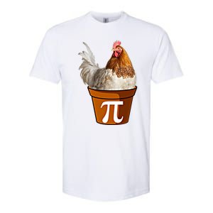 Cute Chicken Pot Pie Funny Math Pun Pie Symbol Math Funny Gift Softstyle CVC T-Shirt