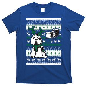 Cute Christmas Poodle Gift T-Shirt