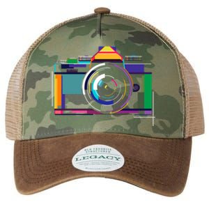 Colorful Camera Photographer Photography Lover Gift Legacy Tie Dye Trucker Hat