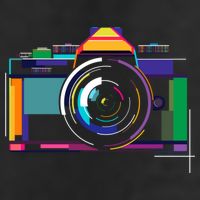 Colorful Camera Photographer Photography Lover Gift Beanie