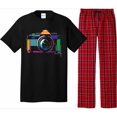 Colorful Camera Photographer Photography Lover Gift Pajama Set