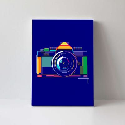 Colorful Camera Photographer Photography Lover Gift Canvas